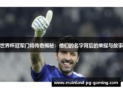 世界杯冠军门将传奇揭秘:他们的名字背后的荣耀与故事 世界杯冠军门将传奇揭秘:他们的名字背后的荣耀与故事