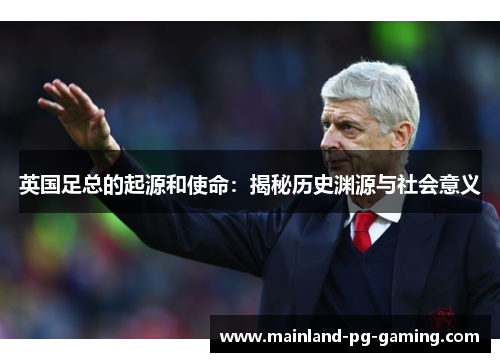 英国足总的起源和使命：揭秘历史渊源与社会意义